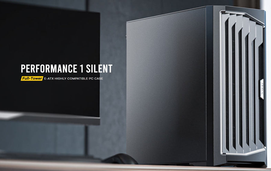 Antec P1 FT SILENT Editor's choice, ATX, E-ATX, Sound Dampening Side Panels, Iunity, USB-C, 4090X ready, Modular Drive, 4x Tranquil PWM Fan Case