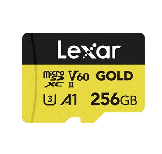 Lexar FMLSD-GOLD-256GB up to 280MB/s read, up to 180MB/s write 10, A1, V60, FULL-HD & 4K Video