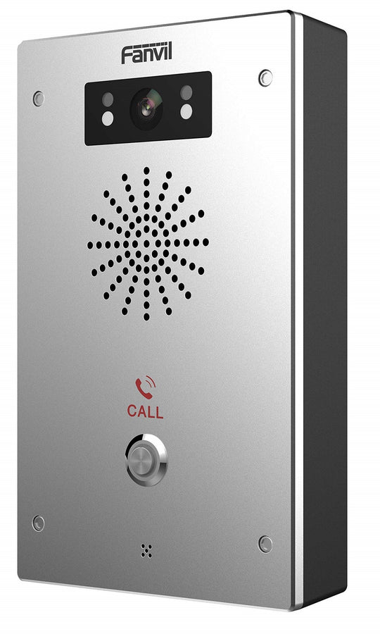 Fanvil i16SV Audio/Video Intercom, HD Audio/Video, Built-in HD camera, IP65 waterproof and dustproof, 2 SIP lines, PoE enabled