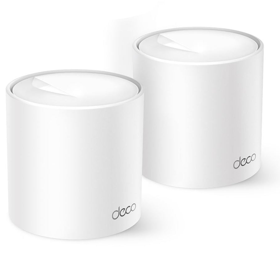 TP-Link Deco X50 Pro(2-pack) AX3000 Whole Home Mesh WiFi 6 System, 574 Mbps at 2.4 GHz + 2402 Mbps at 5 GHz, Deco App, Router/AP Mode, IPv6, IPTV
