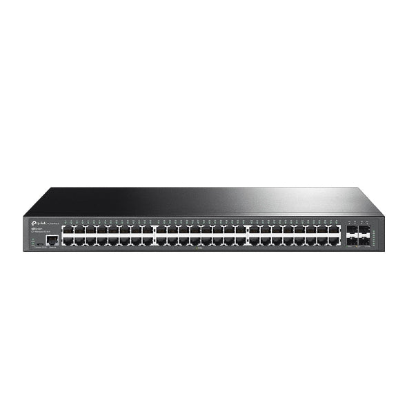 TP-Link SG3452X JetStream 48-Port Gigabit L2+ Managed Switch with 4 10GE SFP+ Slots Omada, Integration with Omada SDN Controller, Static Routing, OAM
