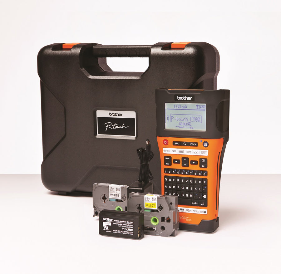 Brother PT-E550WVP Industrial Handheld Label Printer - 3 Year Warranty
