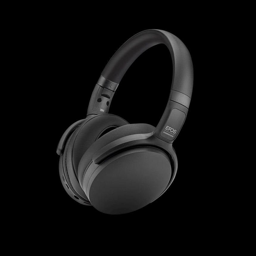 EPOS Adapt 360 Double-Sided Bluetooth® Headset Black w/ BTD800 USB Dongle & Storage Pouch, Teams Certified, 2 Year Warranty