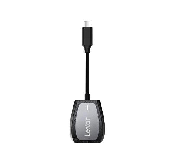 Lexar USB-C™ Dual-Slot Reader transfer speeds up to 312MB/s1 read. For added convenience, it is backwards compatible with UHS-I cards and has a USB-C