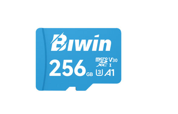 BIWIN MS100 128G  microSD3.0 Read & Write Speed up to 100MB/s & 50MB/s  case pack25/100 C10/U3/V30/A1 (64 GB-256 GB)