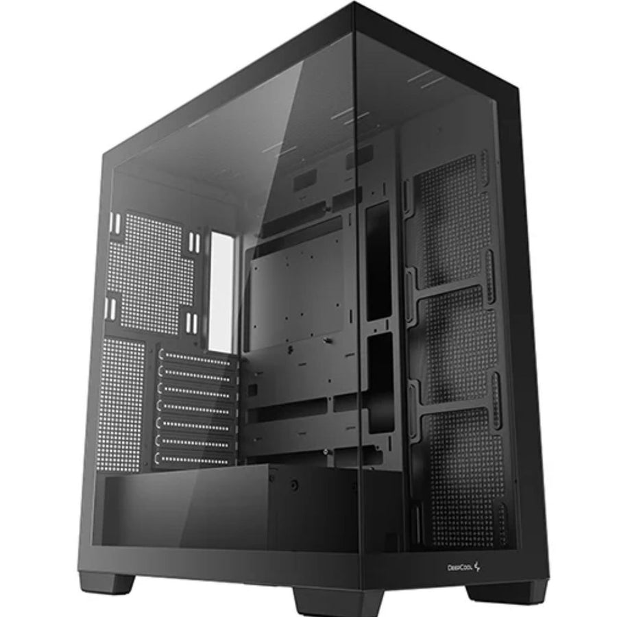 DeepCool CG580 Panoramic ATX Mid-Tower Case, Up to 2x 360mm Radiators, 9x120mm Fans. Front 2x USB3.0, Audio I/O Panel