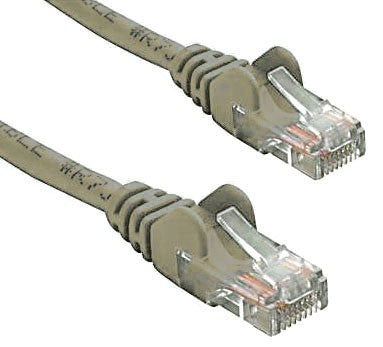 8ware CAT5e Cable 2m - Grey Color Premium RJ45 Ethernet Network LAN UTP Patch Cord 26AWG CU Jacket