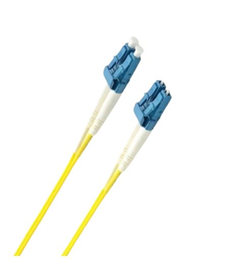 8ware Fibre UPC LC-LC Single Mode OS2 Dual-core Optic Duplex Armored Low smoke zero halogen (LSZH) cable Yellow 10M