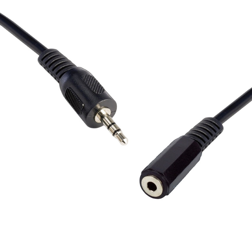 8Ware 3.5 Stereo Male to Female Speaker/Microphone Extension Cable for connect Vadio 5m Cable