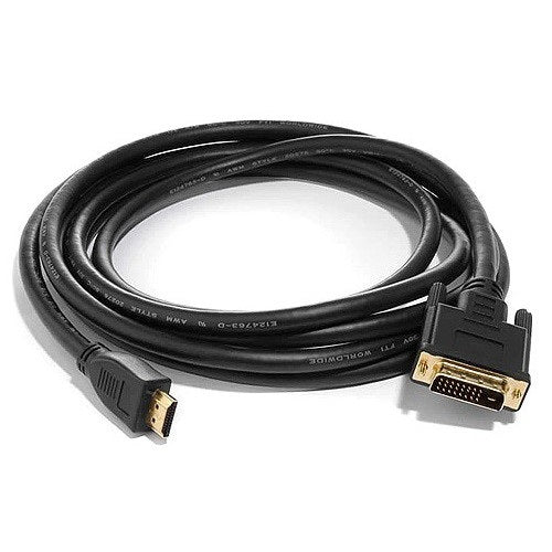 8ware HDMI to DVI-D Adapter Converter Cable 3m - Male to Male 30AWG Gold Plated PVC Jacket for PS4 PS3 Xbox 360 Monitor PC Computer Projector DVD