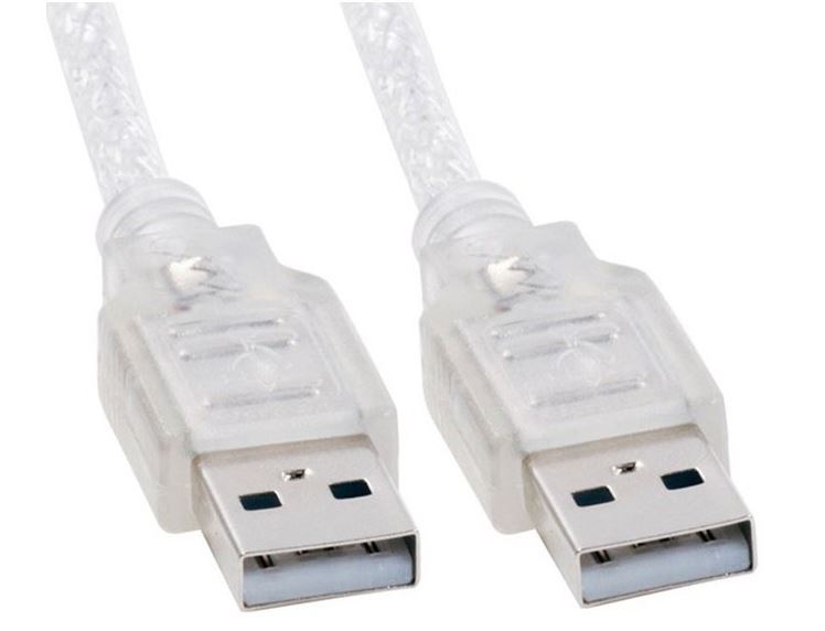 8Ware 2m USB 2.0 Cable - Type A to Type A Male to Male High Speed Data Transfer for Printer Scanner Cameras Webcam Keyboard Mouse Joystick