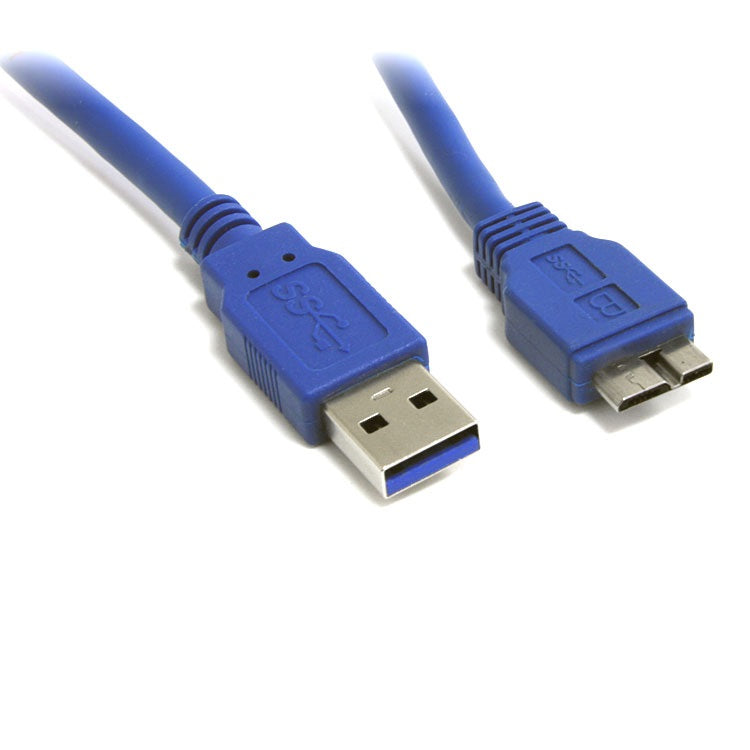 8Ware USB 3.0 to Micro USB Cable 2m Type A to Type B Male to Male for Charging or Data Sync Mobile Devices Phone Tablet PDA GPS