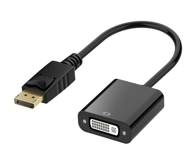 Astrotek DisplayPort DP to DVI Adapter Converter Cable 15cm - Male to Female 20 pins to DVI 24+5 pins Compatible for Lenovo Dell HP Monitor Projector