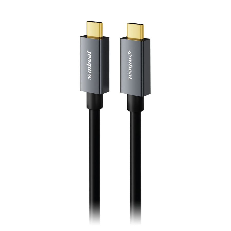 mbeat Tough Link 1m USB 4.0 USB-C Cable - Space Grey Video Resolution: Maximum 8K/60Hz Package Weight: 85g USB-C 4.0 Product Weight: 60g