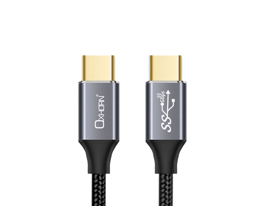 Oxhorn USB 3.1 Type C to Type C Gen2- Black (LS)