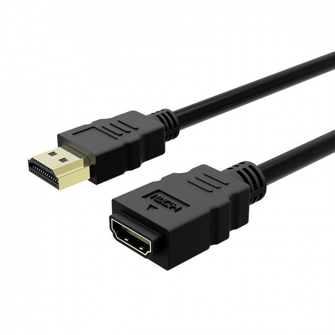 (LS) Simplecom CAH305 0.5M High Speed HDMI Extension Cable UltraHD M/F (1.6ft)