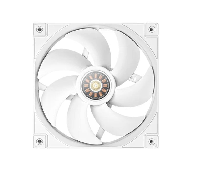 DeepCool FT14 White High-Performance Cooling 140mm Fans, Low Operation Noise, 4-Pin PWM, 500-1650 RPM, High End Material