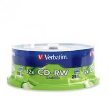 (LS)Verbatim CD-RW 700MB 25Pk Spindle 12x