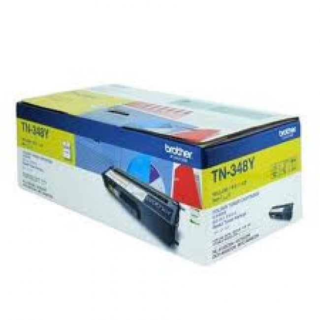 Brother TN-348Y Colour Laser Toner - Super Hight Yield Yellow- HL-4150CDN/4570CDW, DCP-9055CDN, MFC-9460CDN/9970CDW - 6000 pages