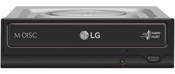 LG GH24NSD1 24x SATA Internal DVD - M-DISC Support Silent Play, Jamless Play, Cyberlink Power 2 Go. OEM Bulk Packaging (LS)