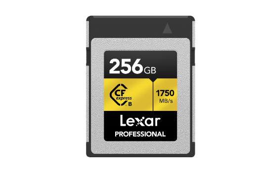 Lexar Professional Cfexpress Type B gold series 256GB – CFexpress Type B 1750MB/s read, 1500MB/s write, minimum sustained write speeds of 1300MB/s1