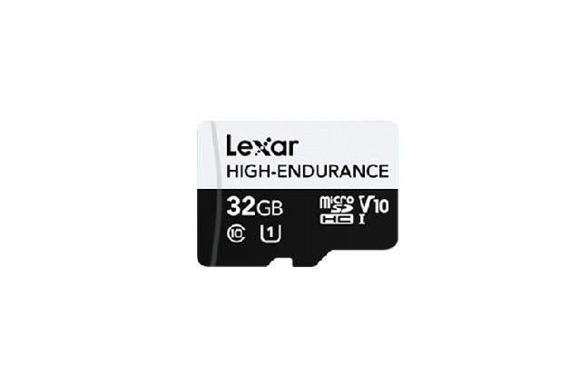 Lexar High-Endurance microSDXC™ UHS-I cards 32G up to 100MB/s read, up to 30MB/s write