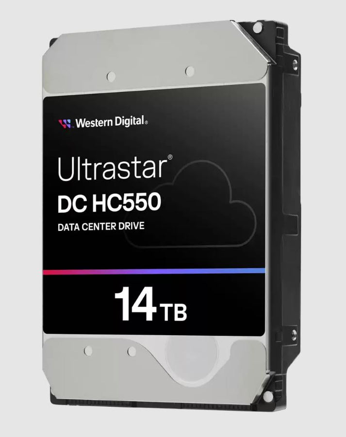 Western Digital WD Ultrastar DC HC550 14TB 3.5' SATA  512MB 7200RPM EAMR SE 5yrs Warranty-WUH721814ALE6L4