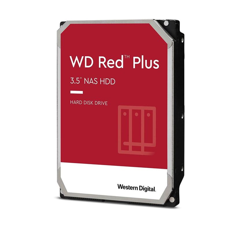 Western Digital WD Red Plus 12TB 3.5' NAS HDD SATA3 7200RPM 256MB Cache 24x7 180TBW ~8-bays NASware 3.0 CMR Tech 3yrs wty