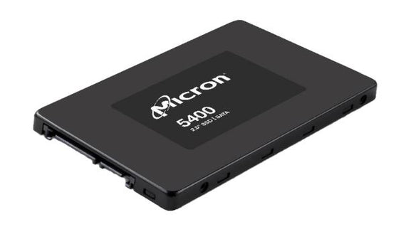 Micron 5400 PRO 7.68TB 2.5' SATA EnterpriseSSD 540R/520W MB/s 95K/75K IOPS 17520TBW 1.5DWPD 3M hrs MTTF AES 256-bit encryption Server Data Centre 5yrs