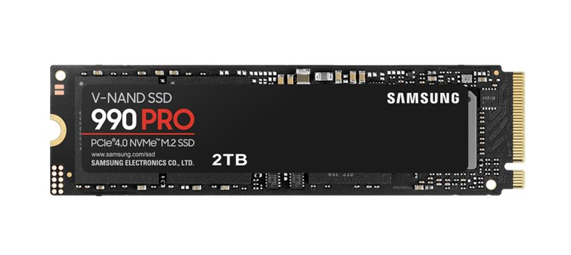 Samsung 990 Pro 2TB Gen4 NVMe SSD 7450MB/s 6900MB/s R/W 1550K/1200K IOPS 1200TBW 1.5M Hrs MTBF for PS5 5yrs Wty