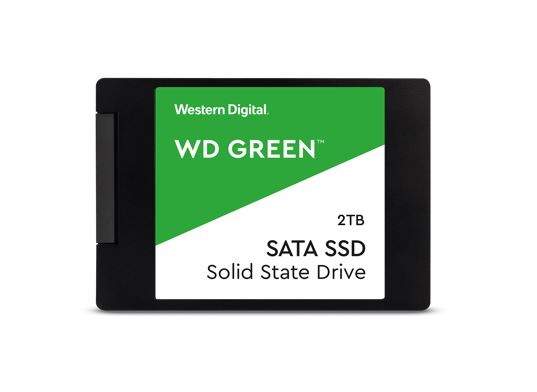 Western Digital WD Green 2TB 2.5' SSD SATA 545R/430W MB/s 80TBW 3D NAND 7mm 3 Years Warranty