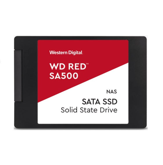 Western Digital WD Red SA500 1TB 2.5' SATA NAS SSD 24/7 560MB/s 530MB/s R/W 95K/85K IOPS 600TBW 2M hrs MTBF 5yrs wty