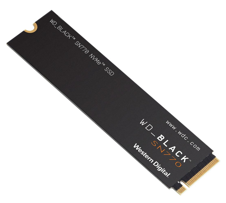 Western Digital WD Black SN770 1TB Gen4 NVMe SSD - 5150MB/s 4900MB/s R/W 600TBW 740K/800K IOPS 1.75M Hrs MTBF M.2 PCIe4.0 5yrs ~WDS100T1B0E