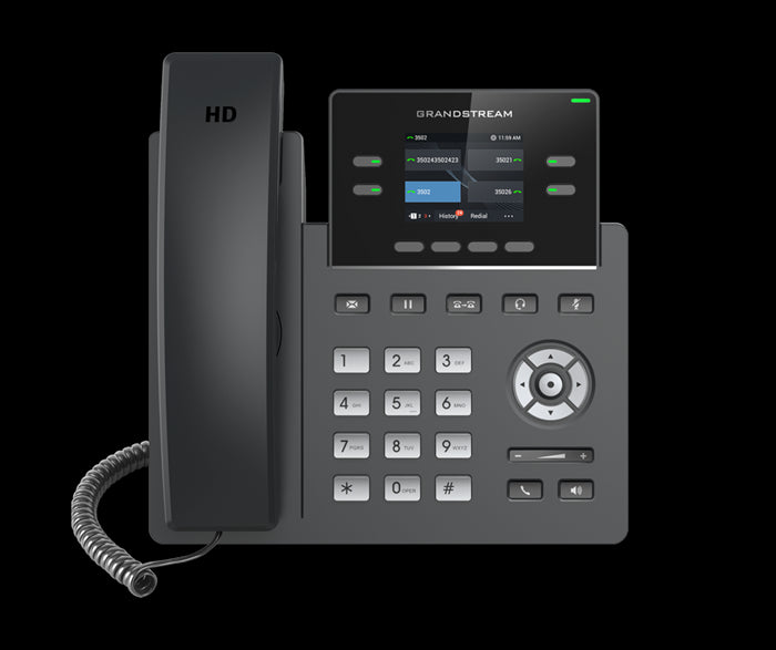 *LS* Grandstream GRP2612 4 Line IP Phone, 2 SIP Accounts, 320x240 Colour Screen, HD Audio, Includes PSU *LAST STOCK*