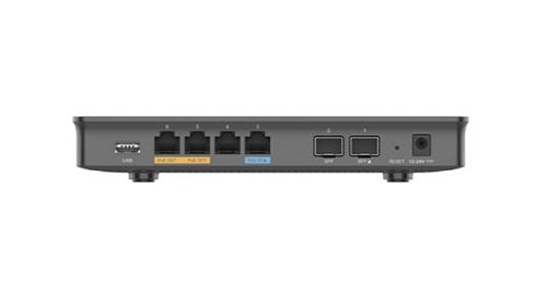 Grandstream GWN7002 Multi-WAN Gigabit VPN Router, Built-in Firewalls, 2 2.5 Gigabit SFP Ports, 4 Gigabit Ethernet Ports, d 2 PoE Output Ports