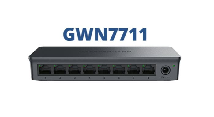 *LS* Grandstream GWN7711 Layer 2-Lite Managed Switch, 8 x GigE, Switches for Small-to-Medium Businesses