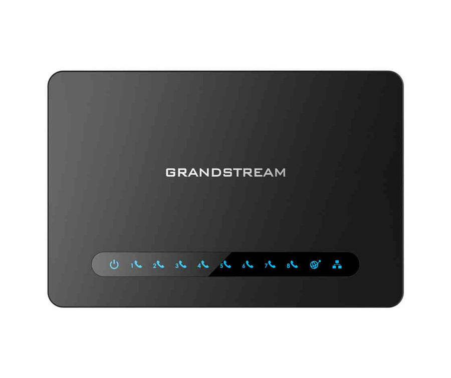 *LS* Grandstream HT818 FXS ATA, 8 Port Voip Gateway, Dual GbE Network, Supports 2 SIP profiles and 8 FXS ports, Supports T.38 Fax for reliable Fax-ove