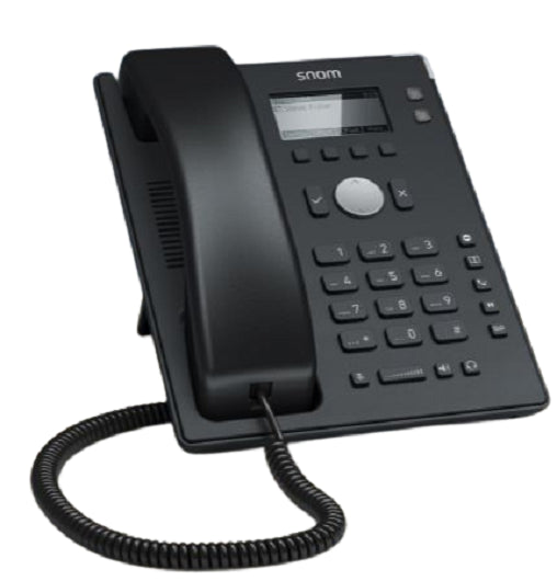 SNOM D120 2 Line IP Phone, Entry-level, 132 x 64px display with backlight, POE, Wall mountable