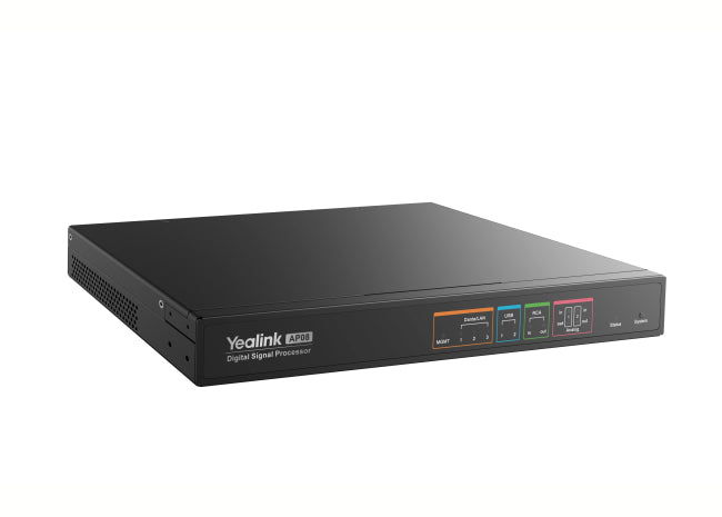 Yealink AP08 Dante Digital Signal Processor (Rack Mount), that aims to enhance your meeting experience with its exceptional automation capabilities