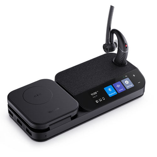 Yealink BH71 Workstation Bluetooth Wireless Mono Headset, Mobile/PC/Deskphone,Office Worker,4-Mic Noise Cancellation 10H Talk Time