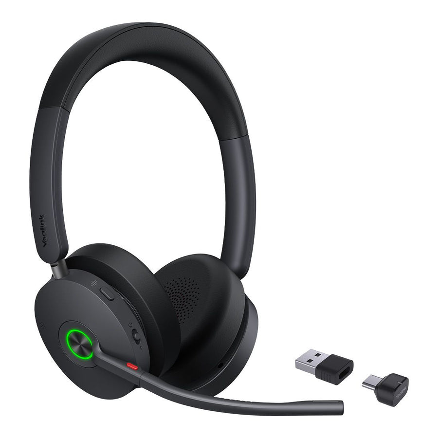 Yealink BH74 UC USB-C/A Bluetooth Headset, Active Noise Cancellation, Acoustic Shield, Wireless range 50 m, talk time of up to 32 hours