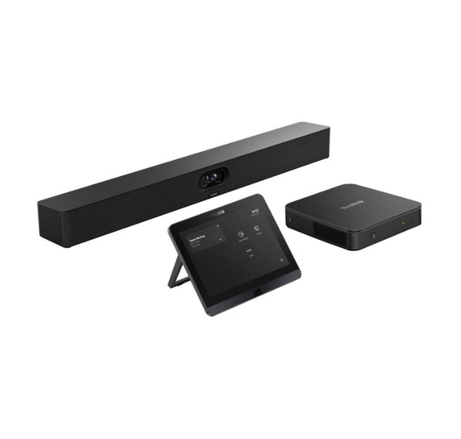 Yealink MVC S40-C4-000 Kit MicrosoftTeams Rooms System for Small to Medium Meeting Rooms, SmartVision 40, MCore Pro, MTouch-E2, Dual-Eye Camera System