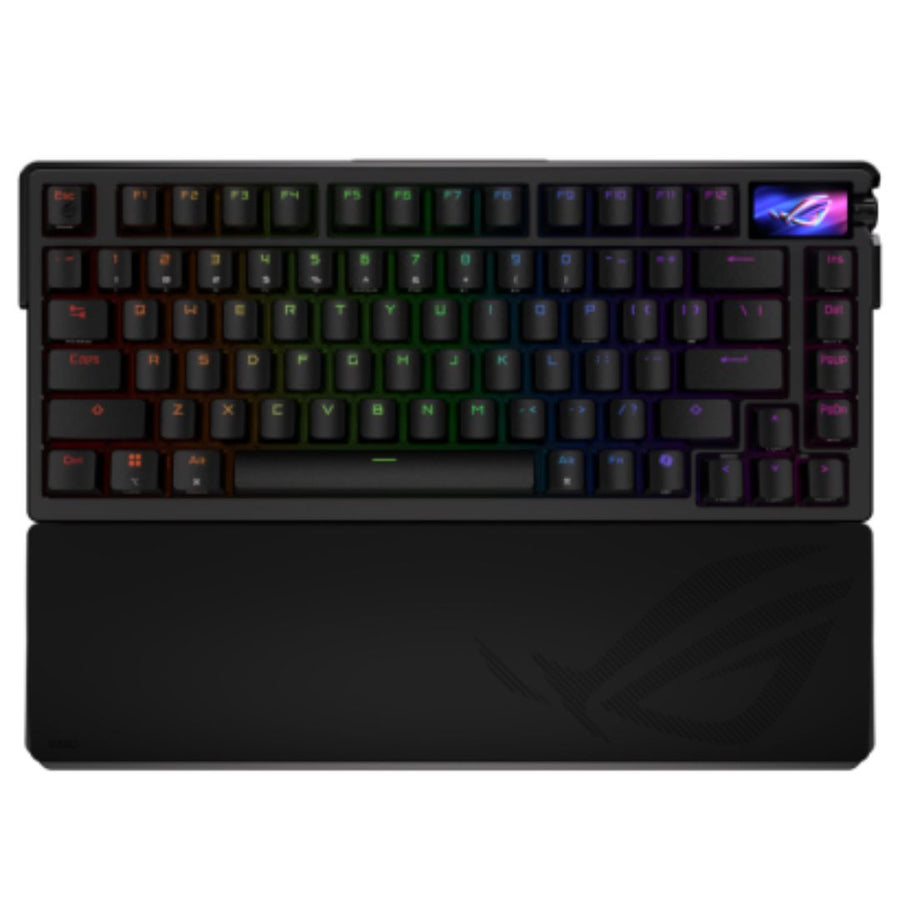 ASUS ROG Azoth Extreme Storm SWITCH, ROG NX Mechanical, Full-Color OLED Touchscreen, 8000Hz with ROG Polling Rate Booster, Tactile Bump/Clicky