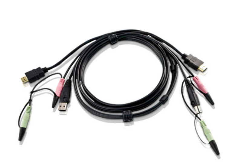 Aten KVM Cable 1.8m with HDMI, USB & Audio to HDMI, USB & Audio