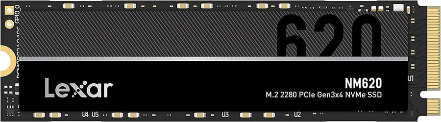 Lexar LNM620X512G-RNNNG Internal SSD 512GB M.2 2280 PCIe Gen3x4, read up to 3500MB/s, write up to 2400MB/s