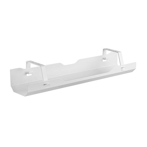 Brateck Under-Desk Cable Management Tray - Dimensions:600x135x108mm - White (LS)