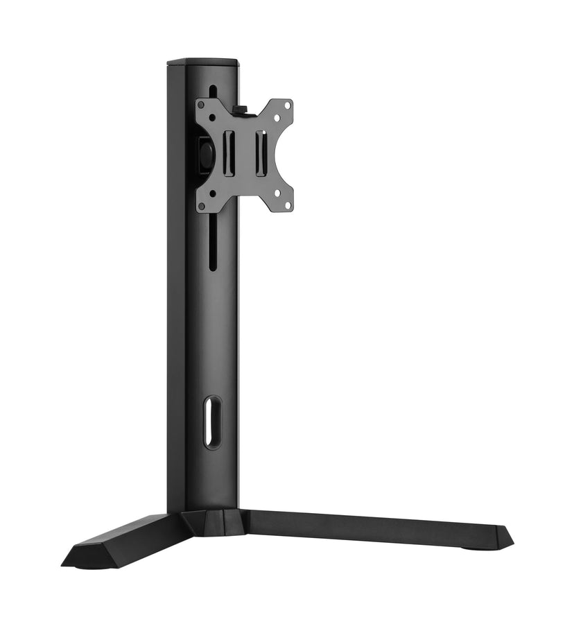 Brateck Single Free Standing Screen Classic Pro Gaming Monitor Stand Fit Most 17'-32' Monitor Up to 8kg/Screen--Black Color VESA 75x75/100x100 (LS)