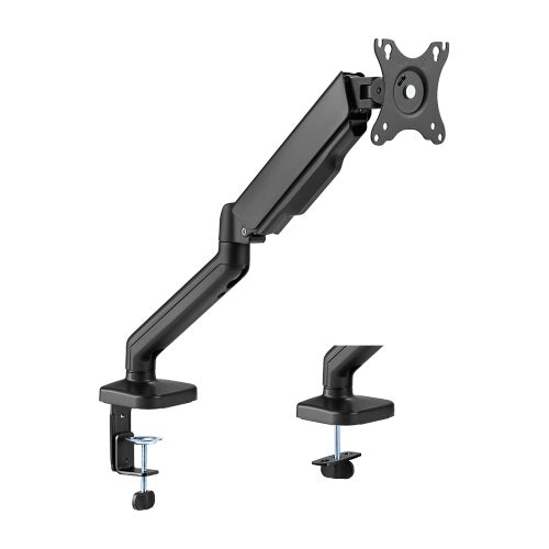 Brateck Cost-Effective Spring-Assisted Monitor Arm Fit Most 17'-32' Monitor Up to 9KG VESA 75x75,100x100(Black) (LS)