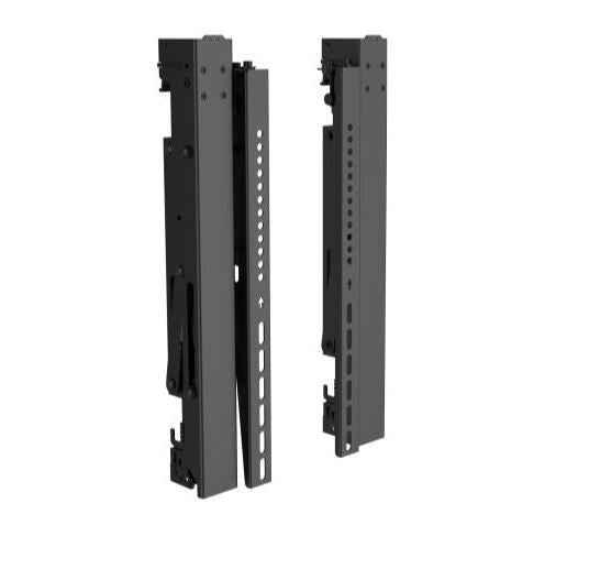 Brateck LVW06 Video Wall Mount Arm in Pair, Lload Capacity of 70kg/154lbs and allows VESA 200x200, 400x200, 300x300, 400x400,  Max 1000x400 Black (LS)