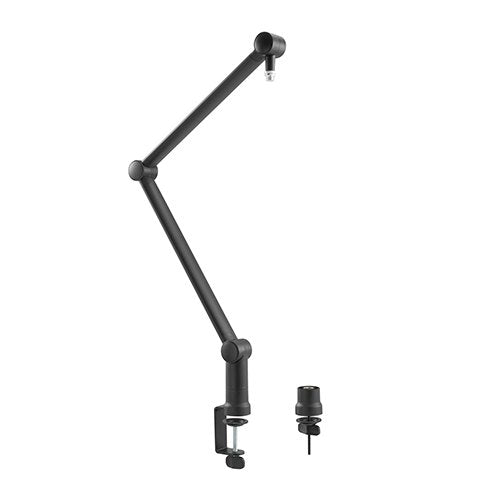 Brateck Professional Microphone Boom Arm Stand, 360° Rotatable Boom, Clip-On Cable Holder, Foldable Scissor Arm Design